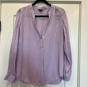 large purple women’s blouse satin